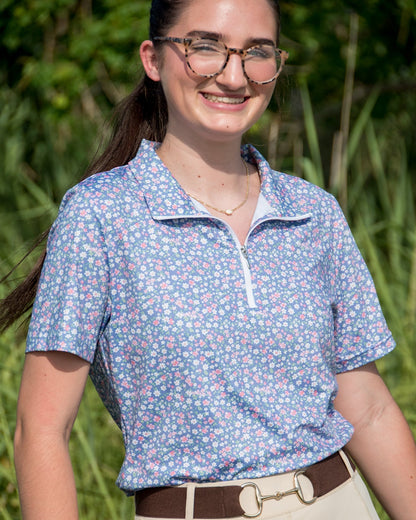 Short Sleeve Base Layer- Blooms